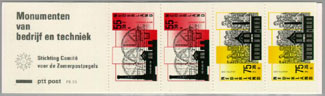1987 Postzegelboekje no.35, Monumenten - Klik op de afbeelding om het venster te sluiten